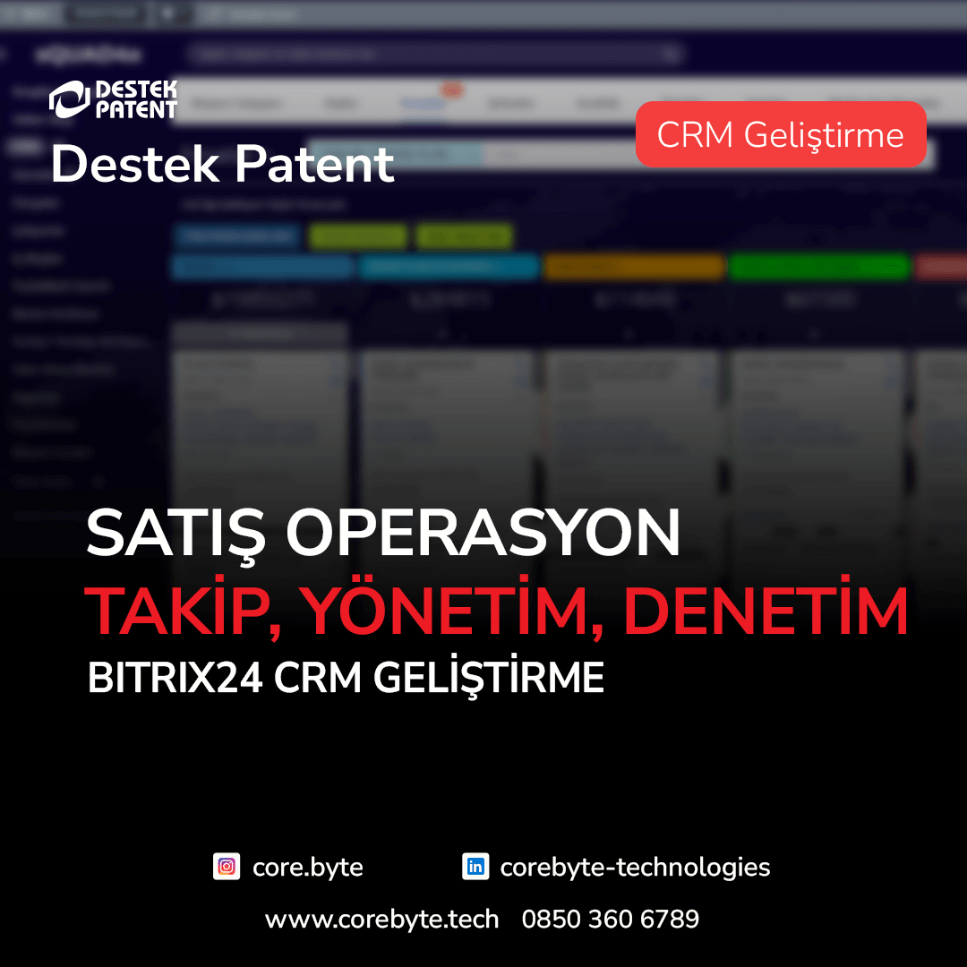 Destek Patent CRM ve API Geliştirme